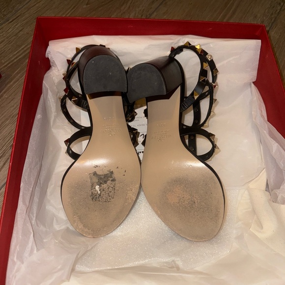 Valentino Block Sandals with Straps 90 MM - Picture 6 of 6